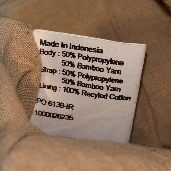 Happy & Free women’s black crochet bamboo blend  shoulder bag - Picture 4 of 9